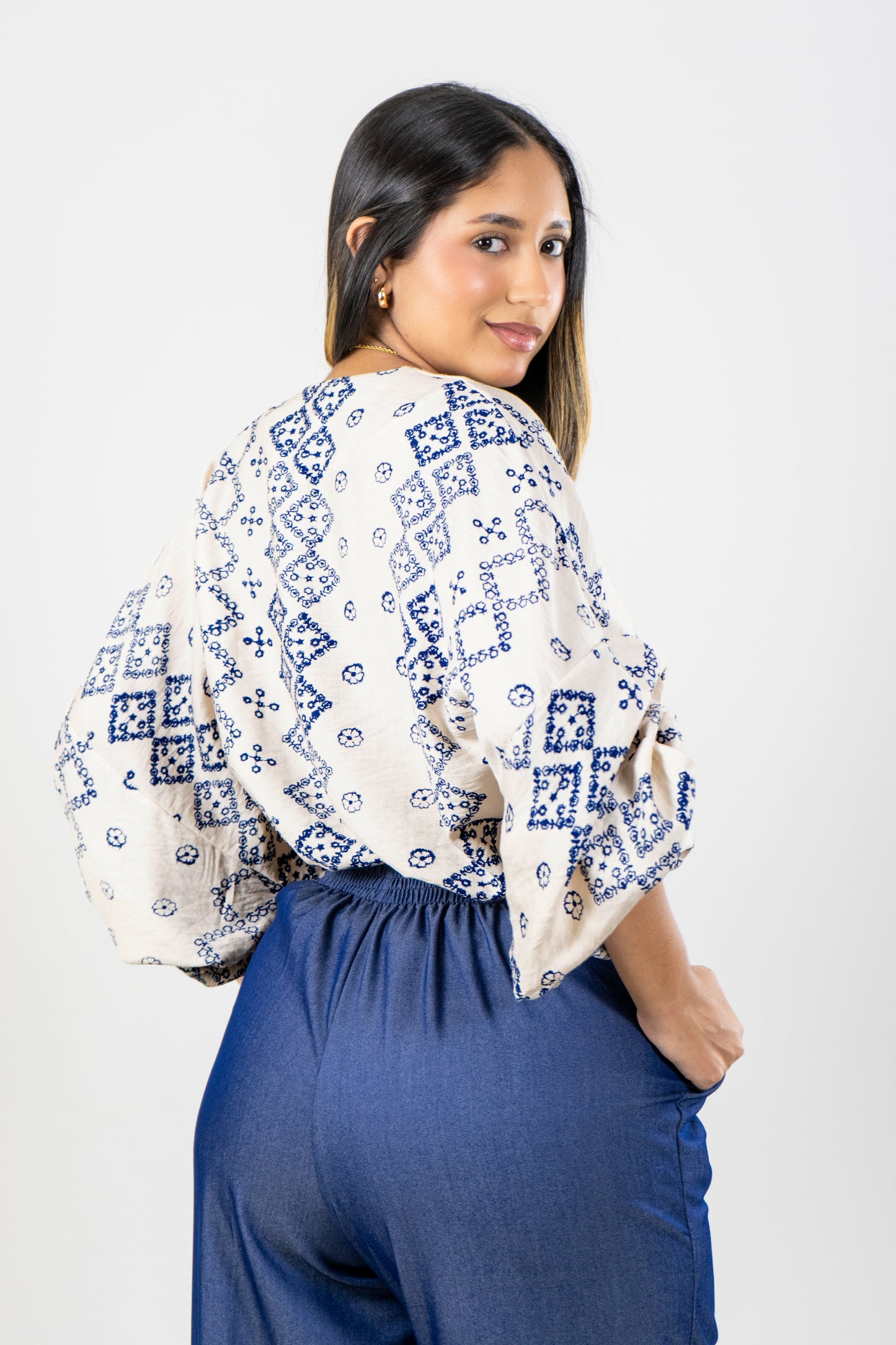 BLUSA AMIX - COLOR AZUL