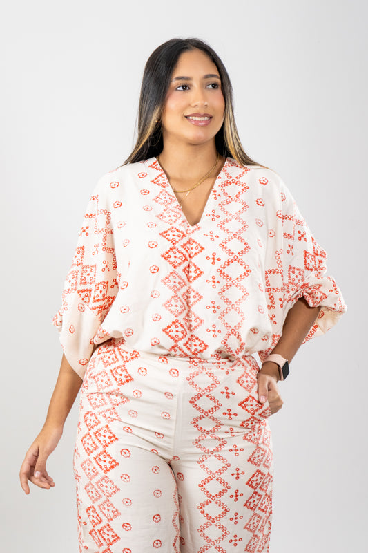 BLUSA AMIX - COLOR ROJO