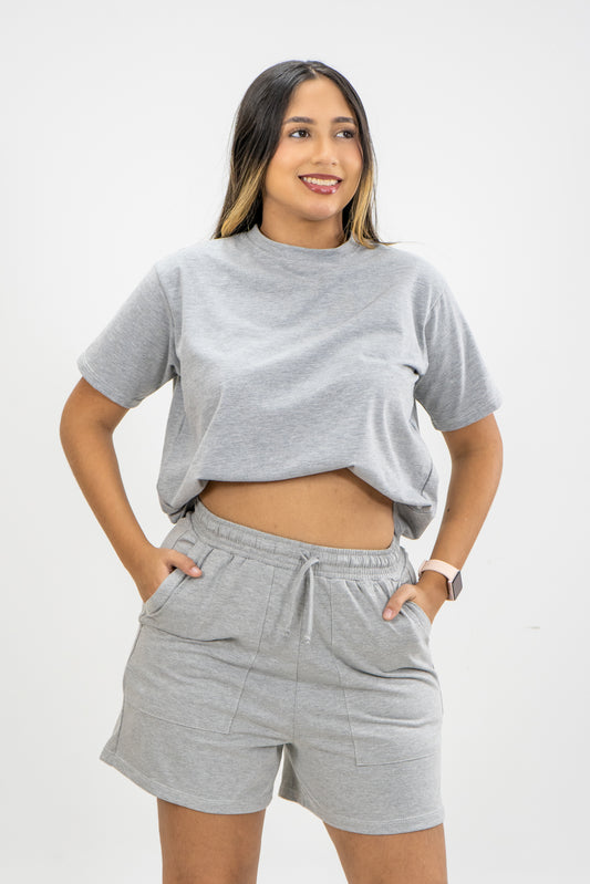 BLUSA CRISTAL - COLOR GRIS