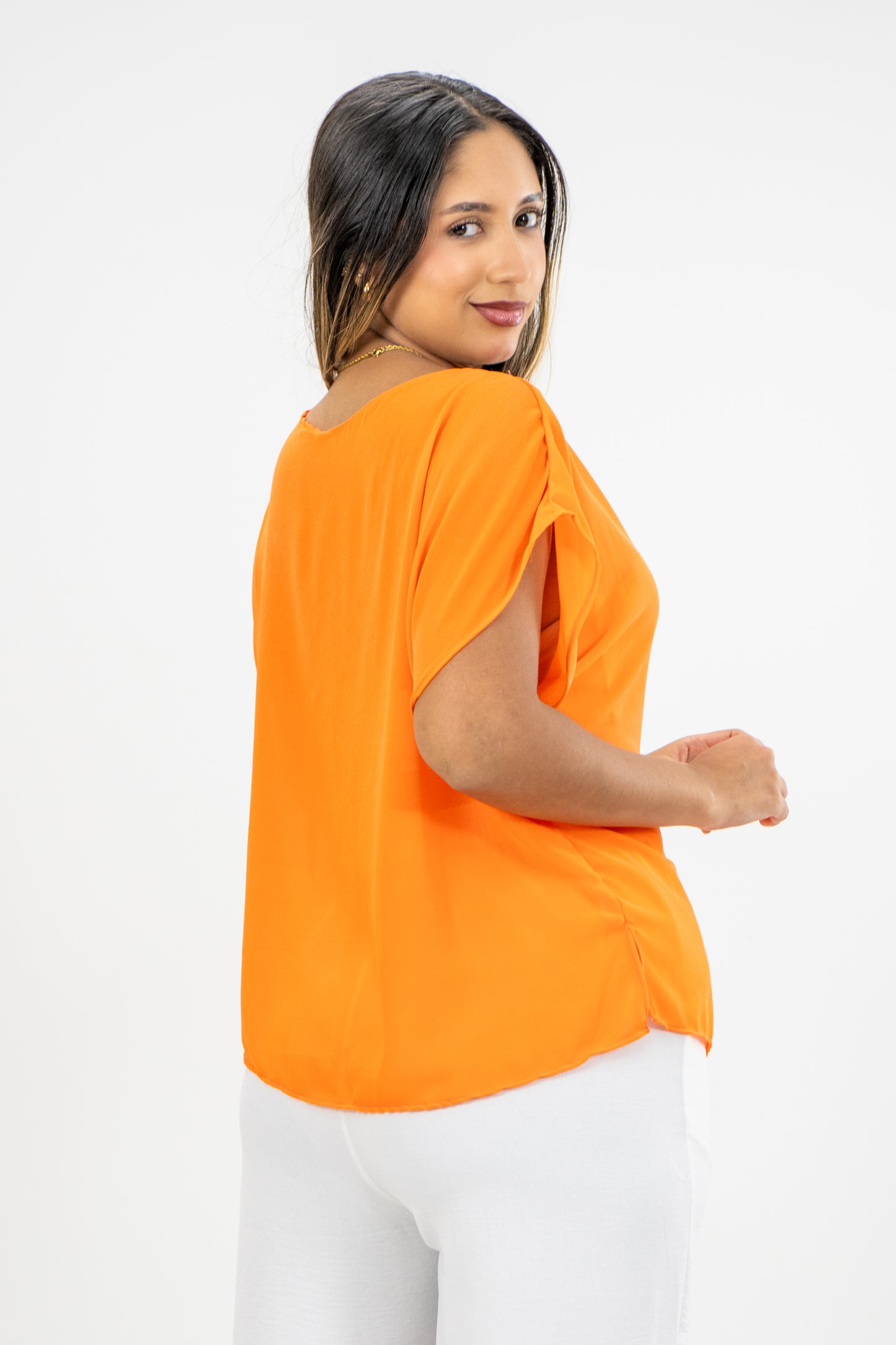 BLUSA ISABELLA - COLOR NARANJA