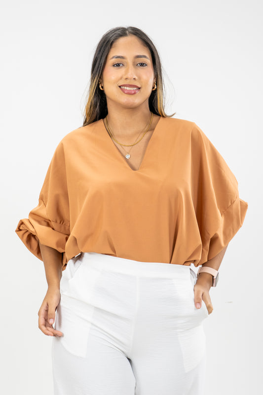 BLUSA AMIX - COLOR BEIGE