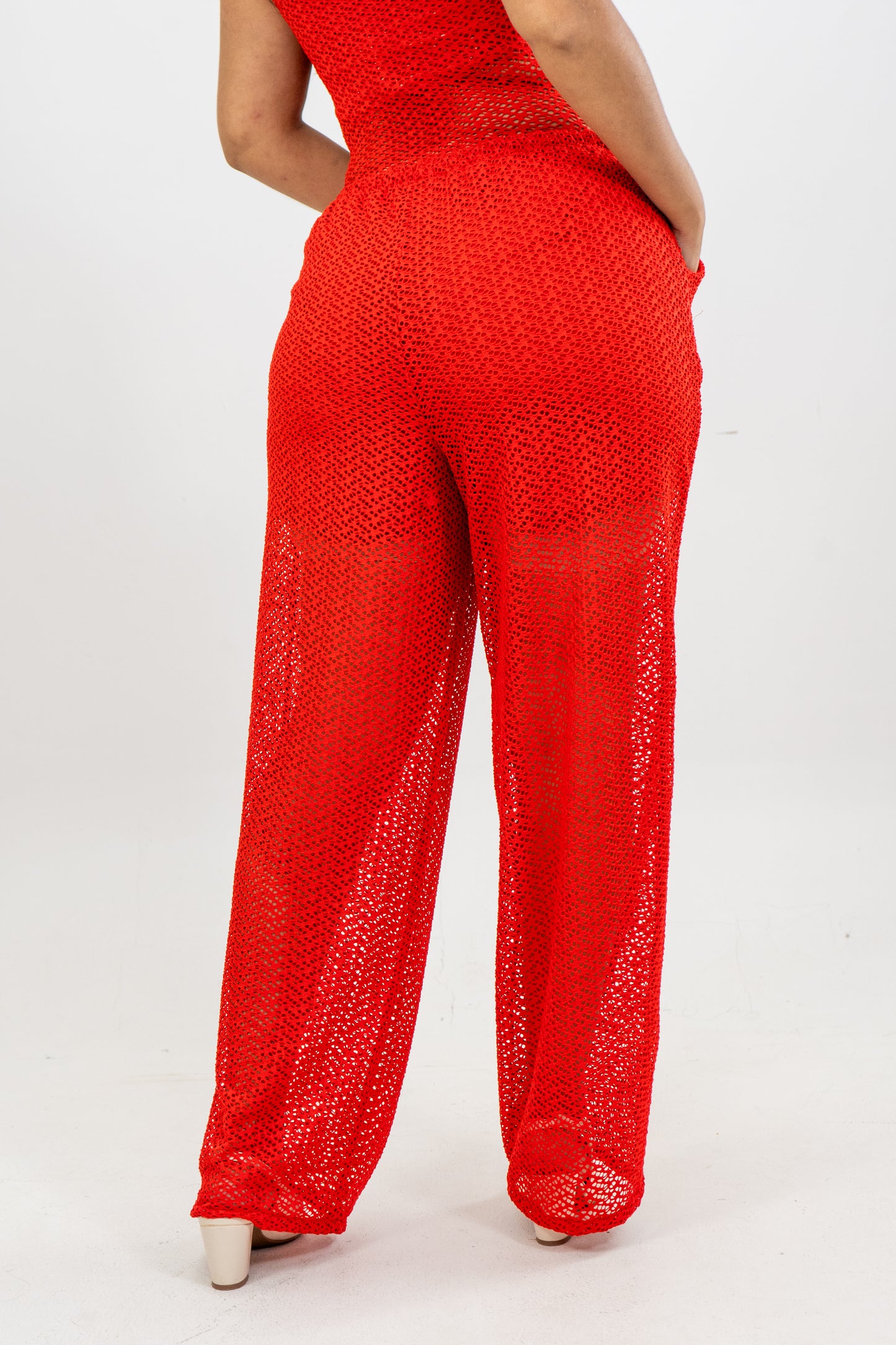 PANTALON ZAI - COLOR ROJO