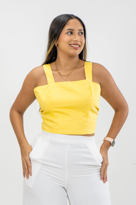 BLUSA TAYLOR - AMARILLO