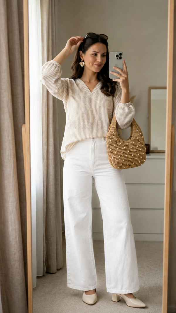 Blusa Camelia Marea Bordado