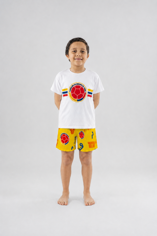 Pijama Short Colombia Niño