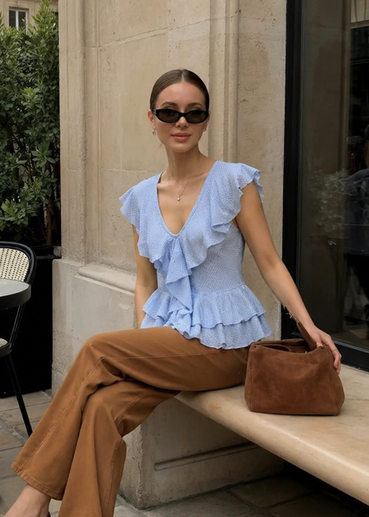 Blusa Caracol Chanel