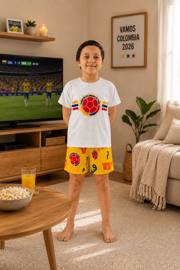 Pijama Short Colombia Niño