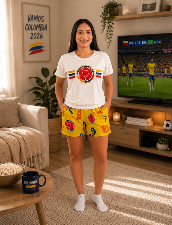 Pijama Short Colombia Mujer