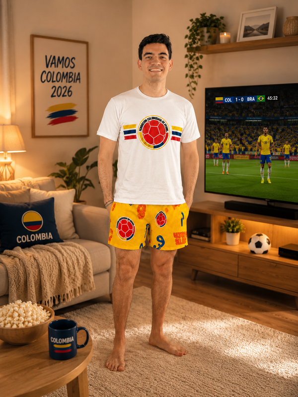 Pijama Short Colombia Hombre