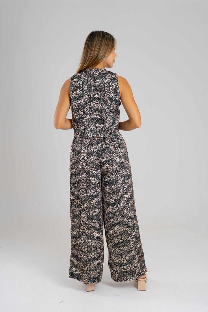 SET PANTALON TATIANA I - ANIMAL PRINT V - Sofisticadas