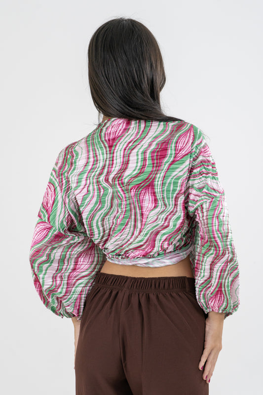 BLUSA KATHIA MULTICOLOR VERDE