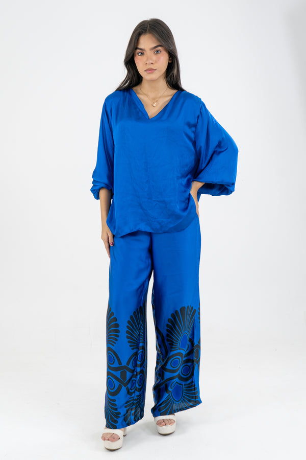 SET CHIARA PANTALON  - AZUL REY