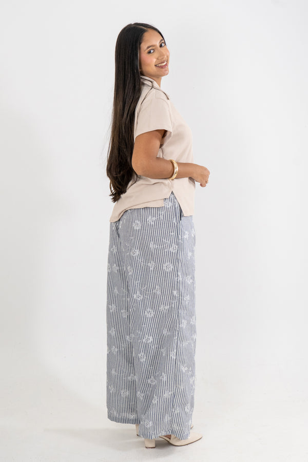 Pantalon Ambart Marea Bordado