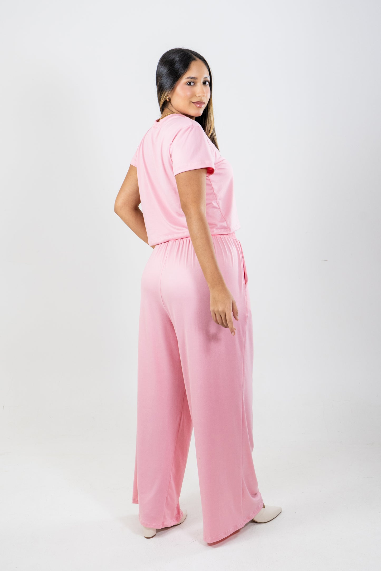 BLUSA ROMA - COLOR ROSA CLARO