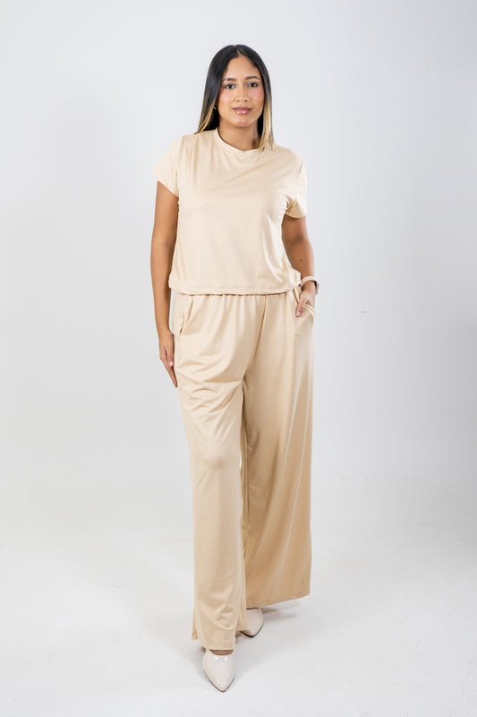 BLUSA ROMA - COLOR BEIGE