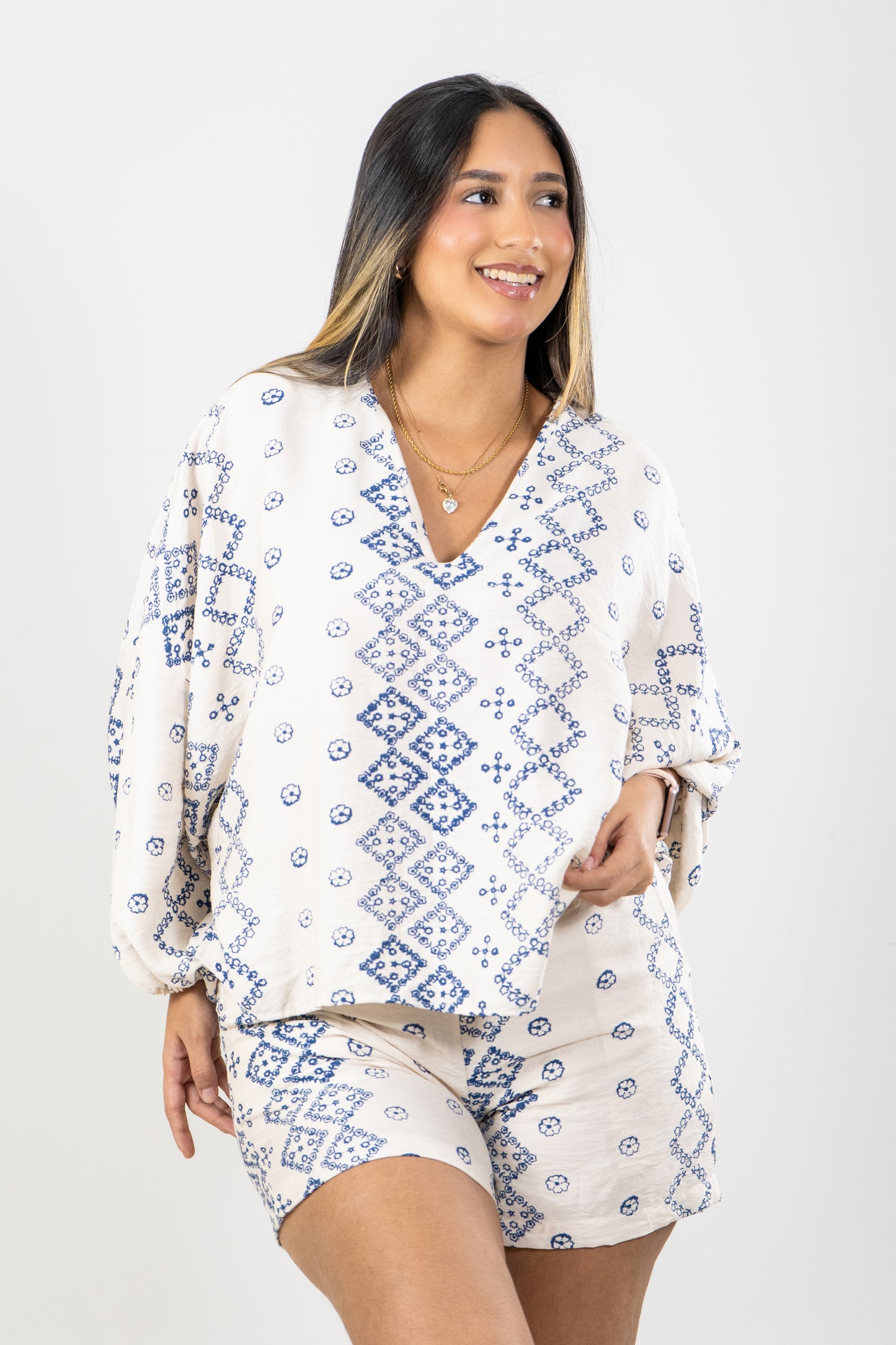 SHORT HADDI - COLOR AZUL