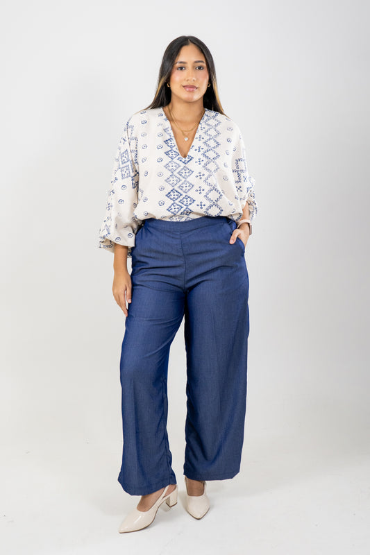 BLUSA AMIX - COLOR AZUL