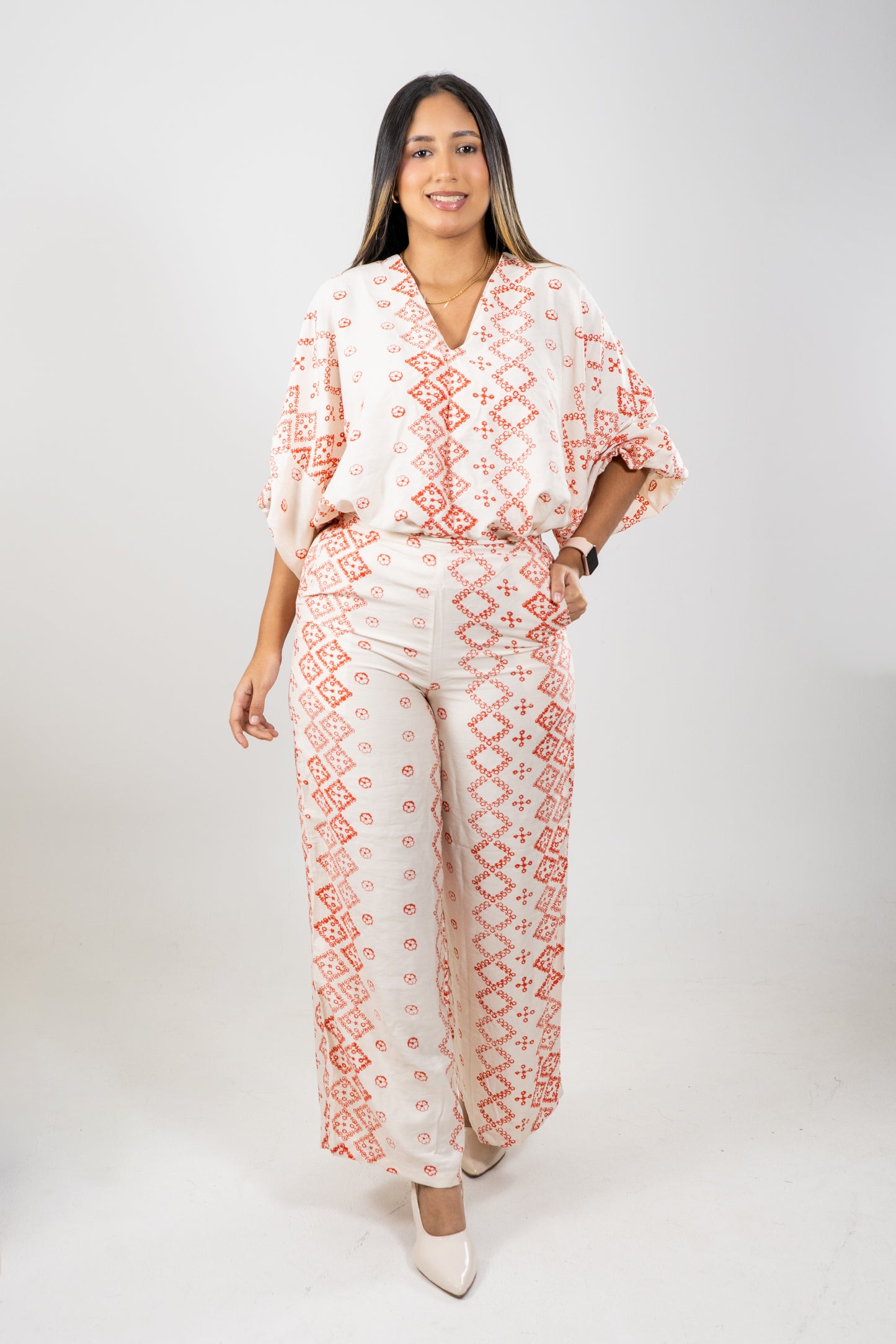 PANTALON AMBART - COLOR ROJO