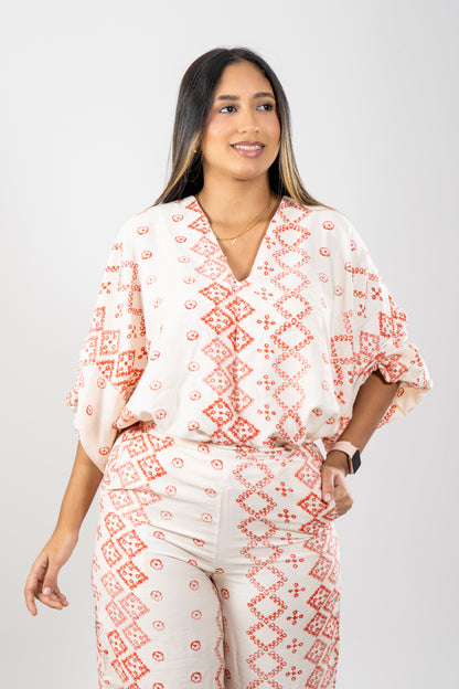 BLUSA AMIX - COLOR ROJO