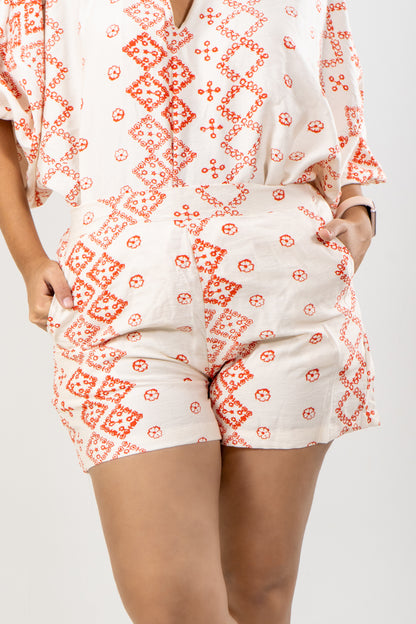 SHORT HADDI - COLOR ROJO