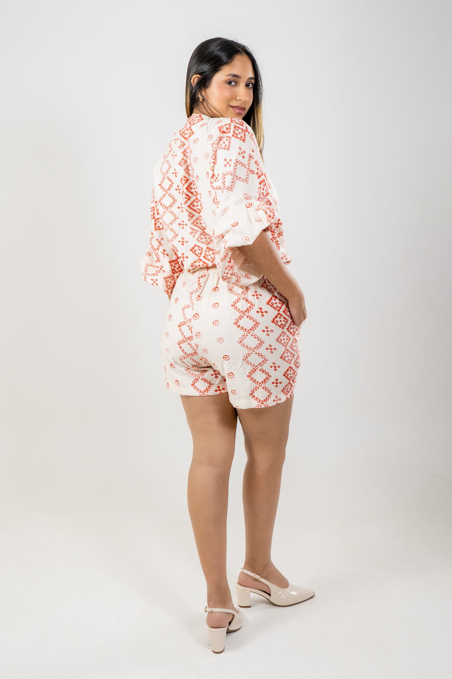 SHORT HADDI - COLOR ROJO