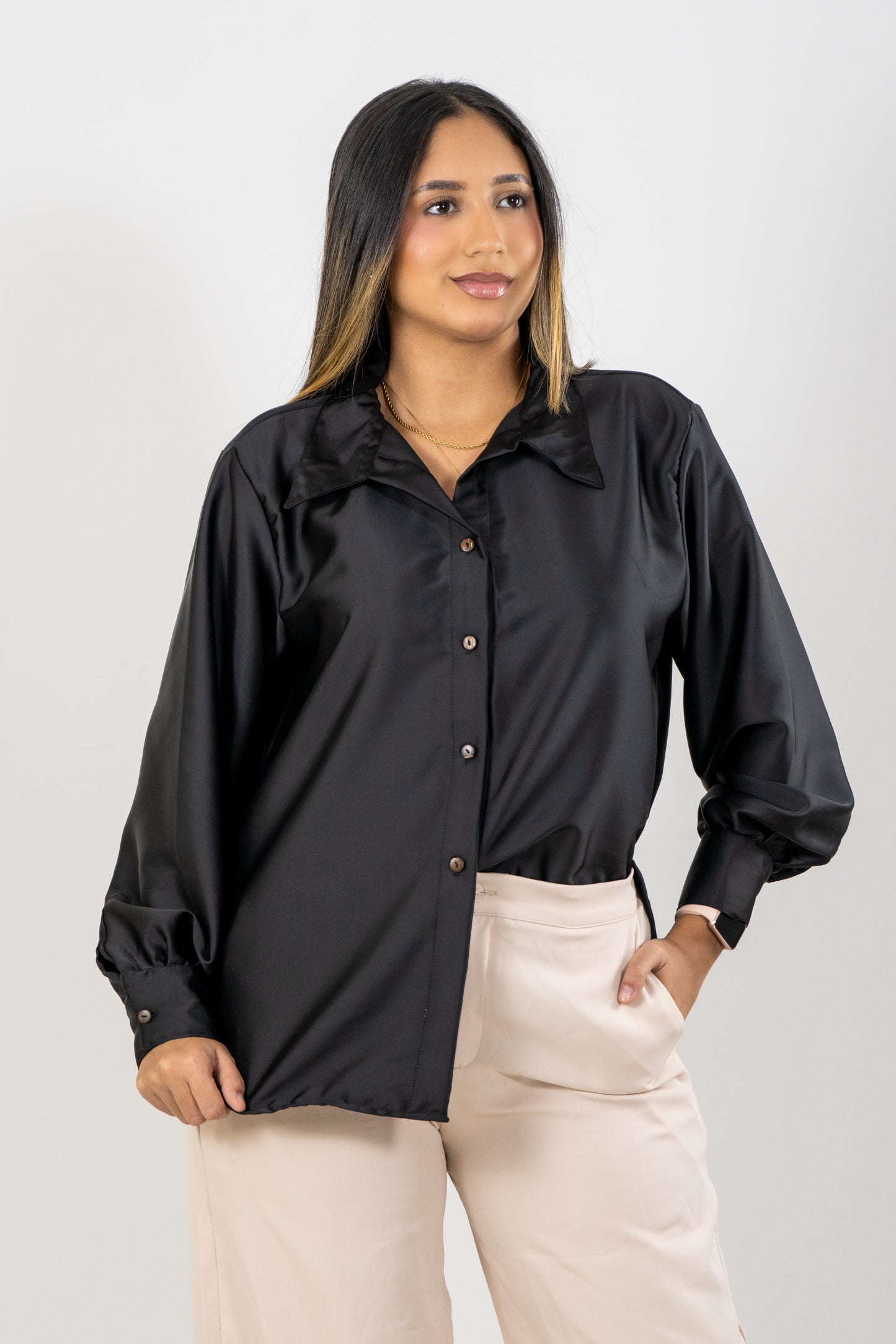 CAMISA GAVIOTA - COLOR NEGRO