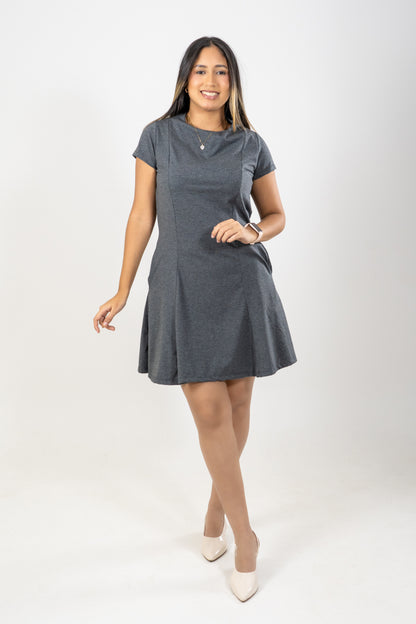 VESTIDO ELENA -  COLOR GRIS