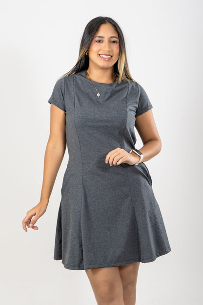 VESTIDO ELENA -  COLOR GRIS