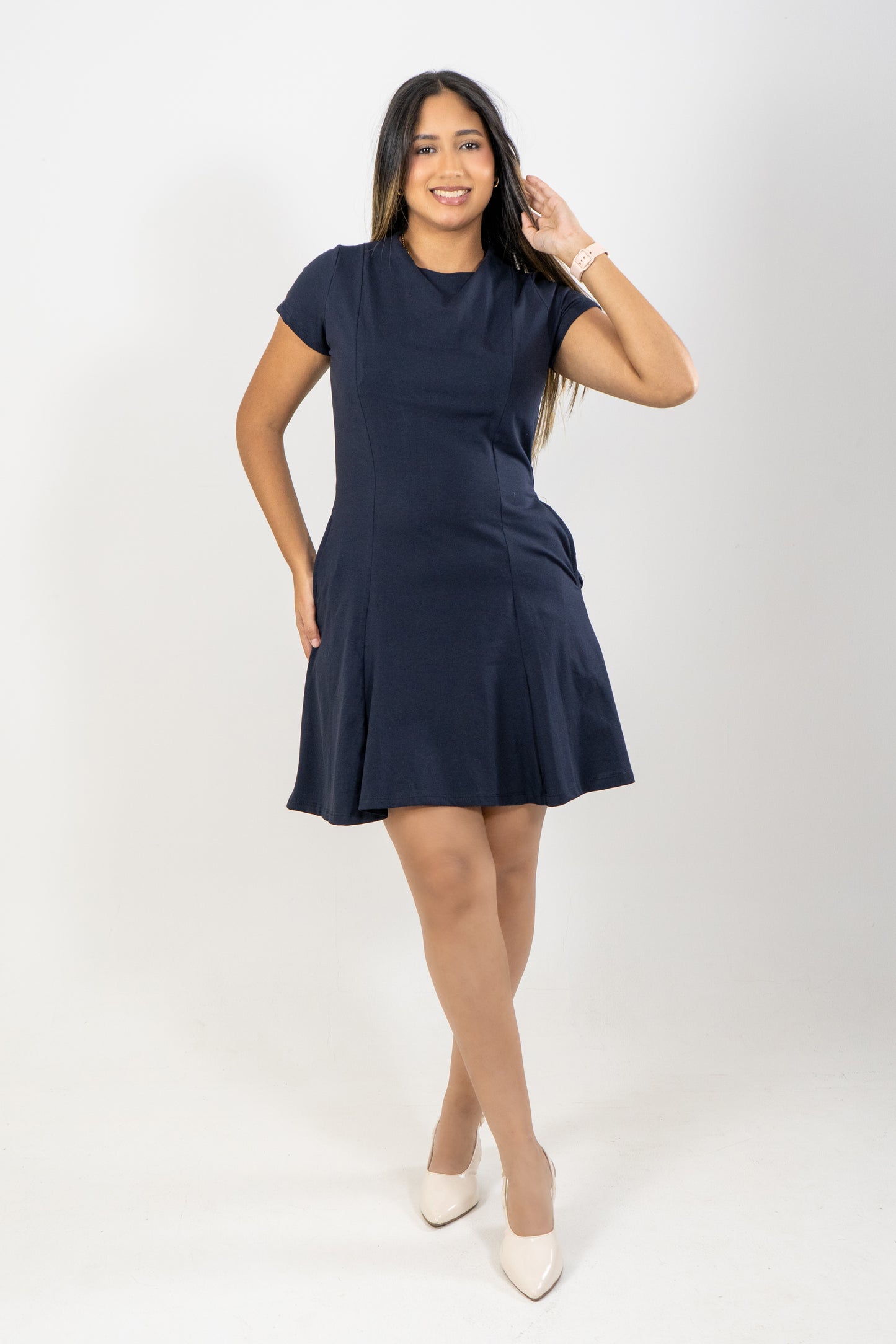 VESTIDO ELENA -  COLOR AZUL TURQUI