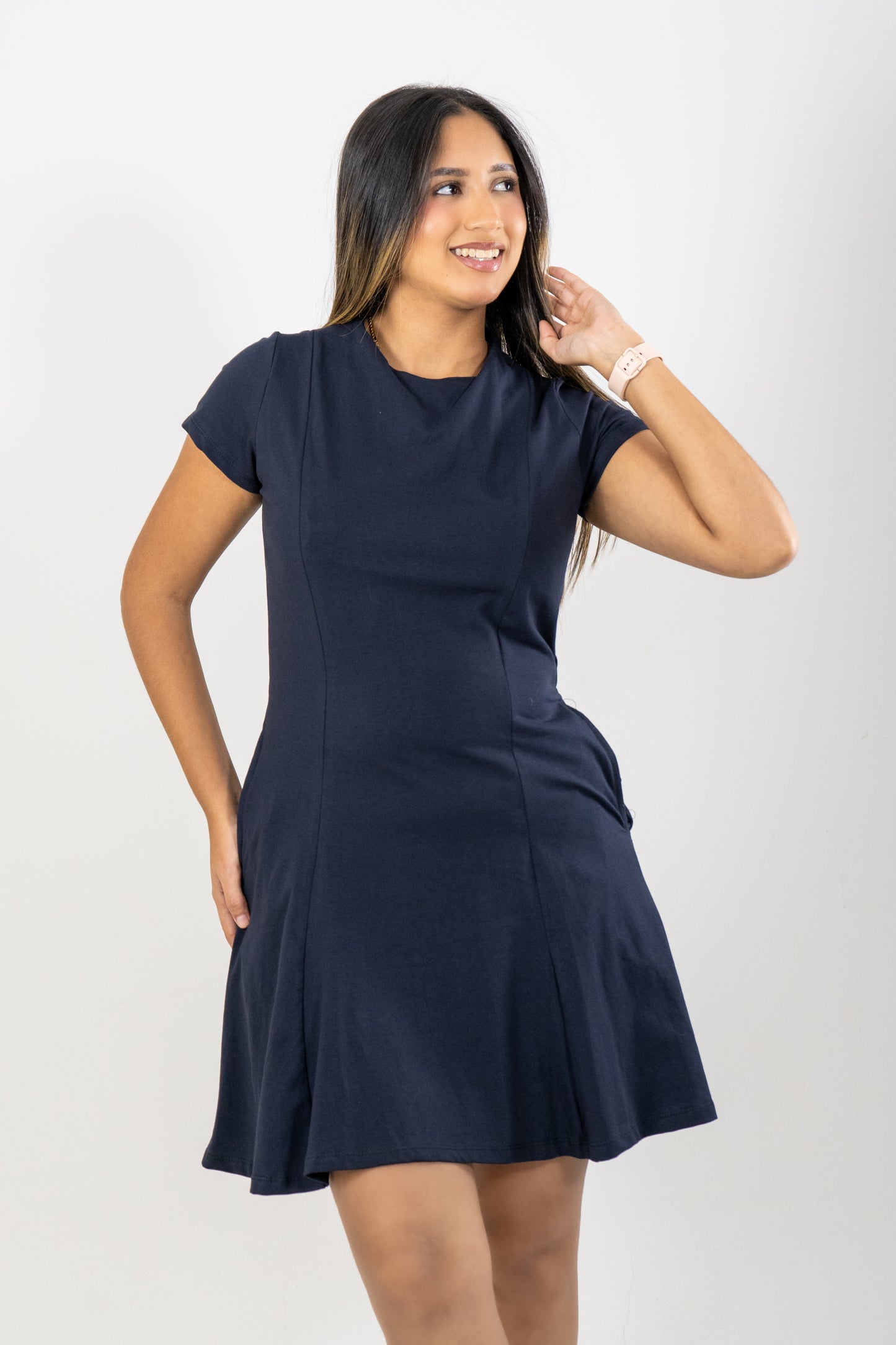 VESTIDO ELENA -  COLOR AZUL TURQUI