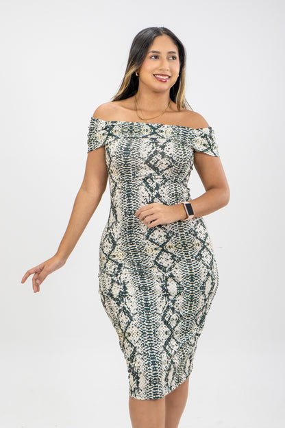 VESTIDO LEXI - COLOR PITON