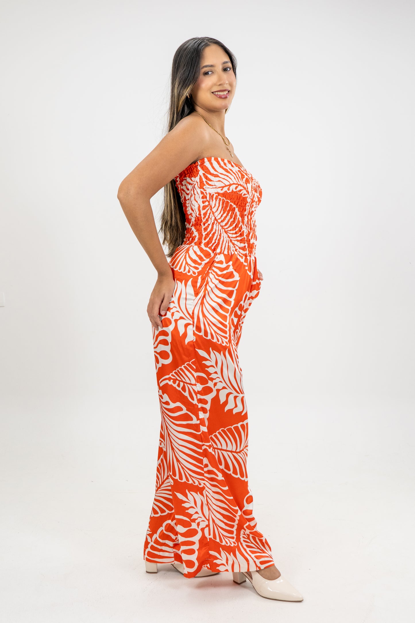 ENTERIZO MATRINA - COLOR NARANJA