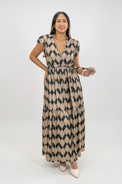 VESTIDO ABBY - COLOR BEIGE