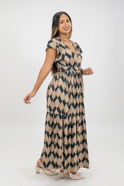 VESTIDO ABBY - COLOR BEIGE