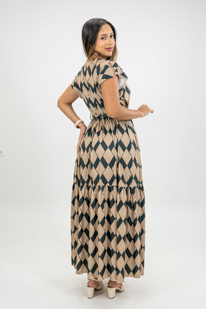 VESTIDO ABBY - COLOR BEIGE