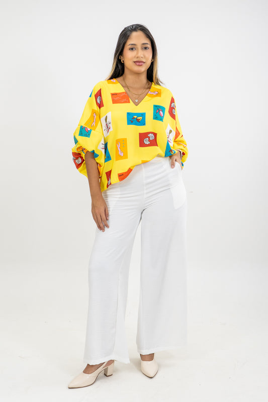 BLUSA AMIX - COLOR AMARILLO