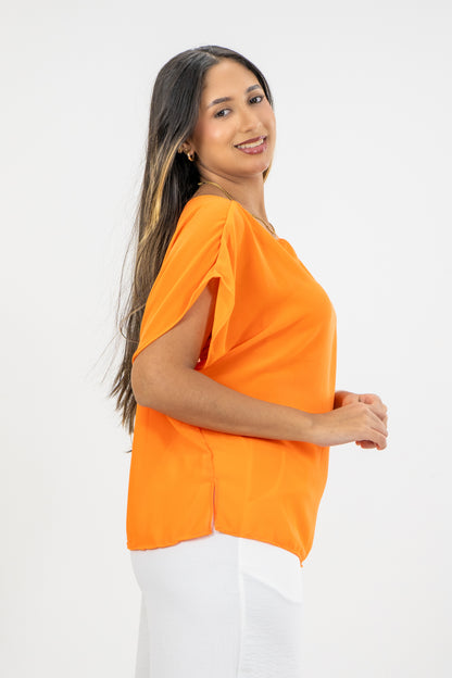 BLUSA ISABELLA - COLOR NARANJA
