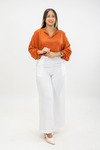BLUSA KAREN - COLOR TERRACOTA