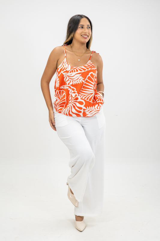 BLUSA INGRID - COLOR CORAL