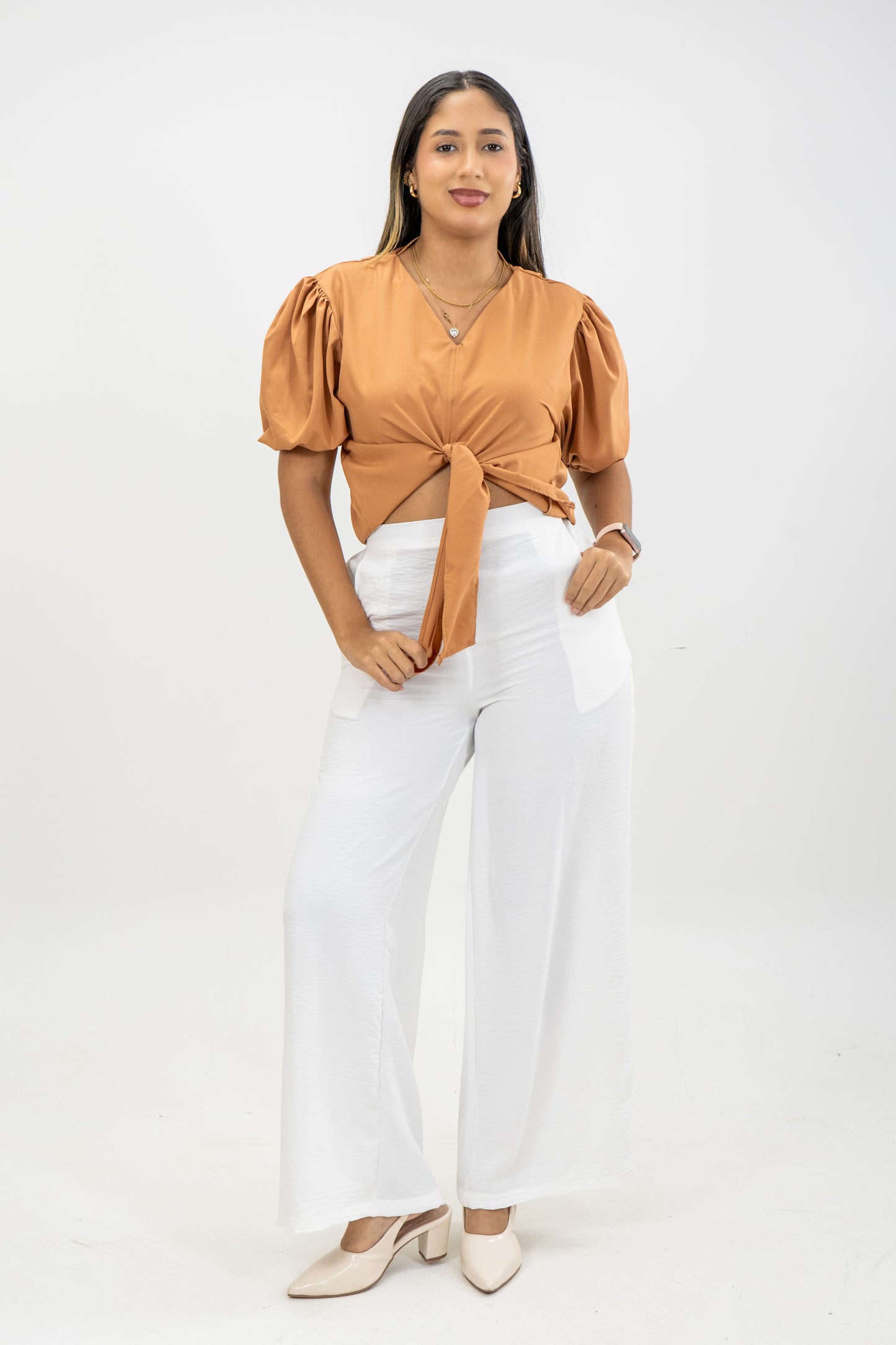 BLUSA AMALFI - COLOR BEIGE