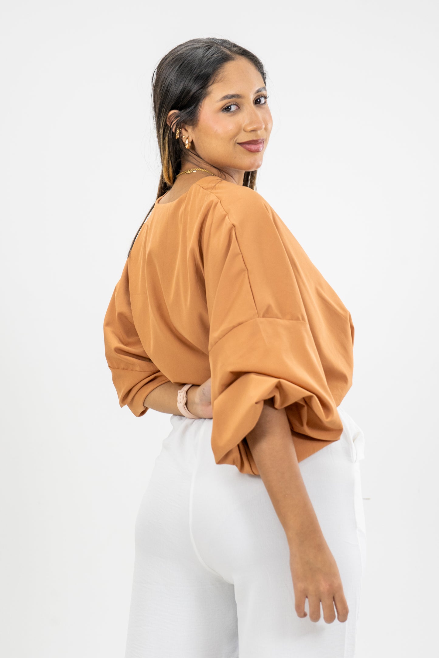 BLUSA AMIX - COLOR BEIGE