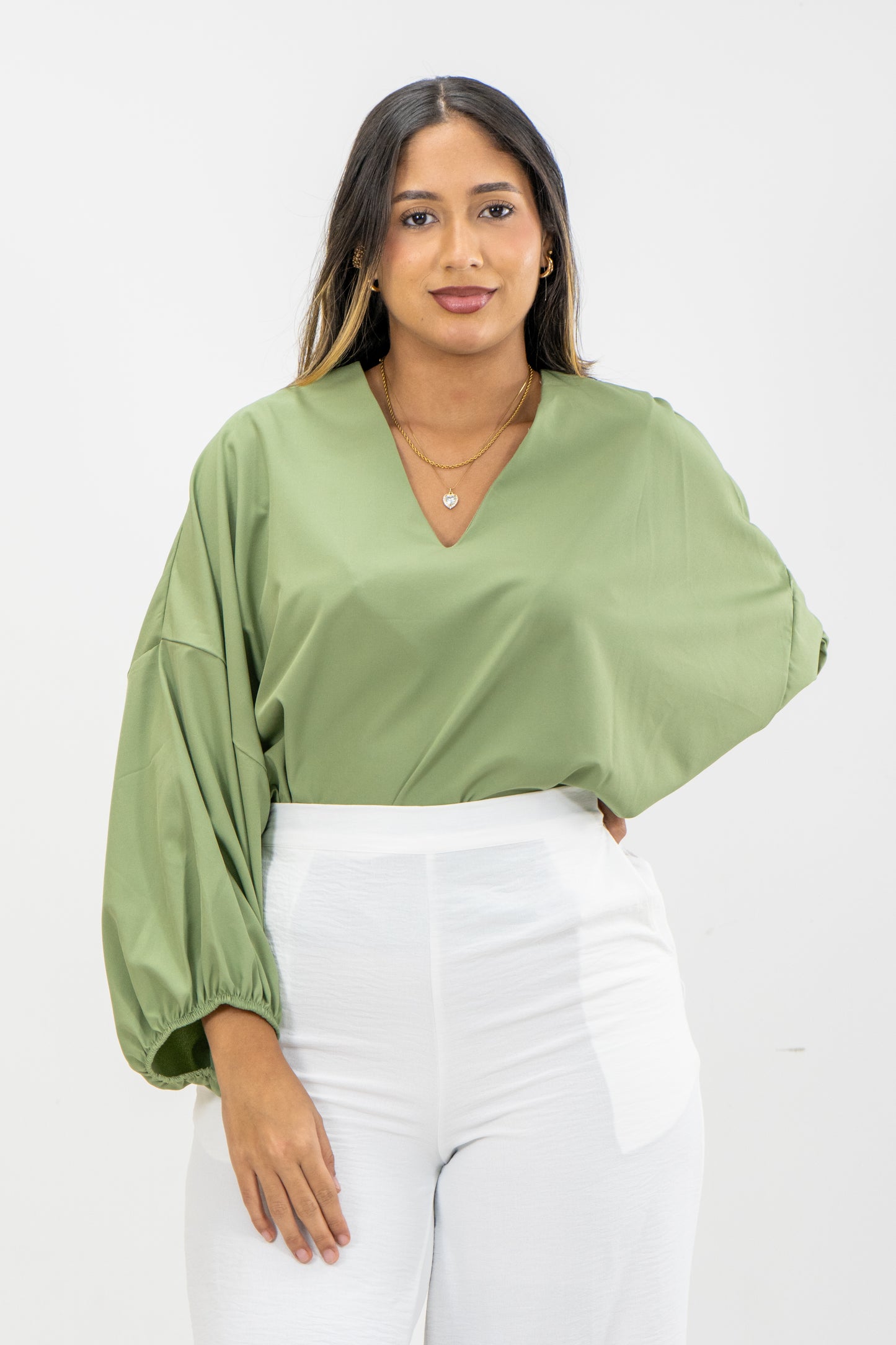 BLUSA AMIX - COLOR VERDE