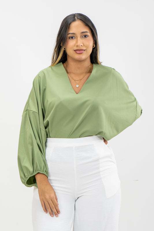 BLUSA AMIX - COLOR VERDE