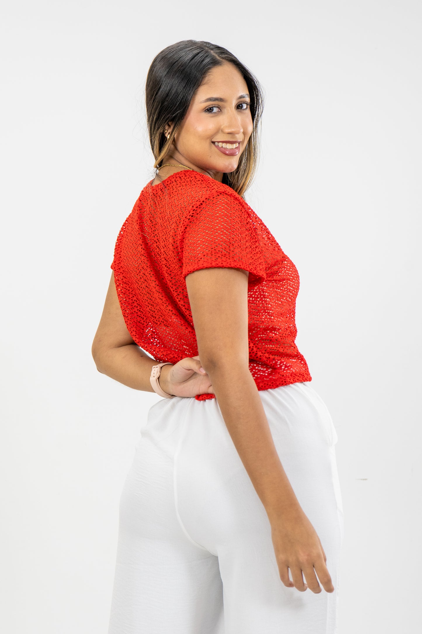 CAMISETA SINDY - COLOR ROJO