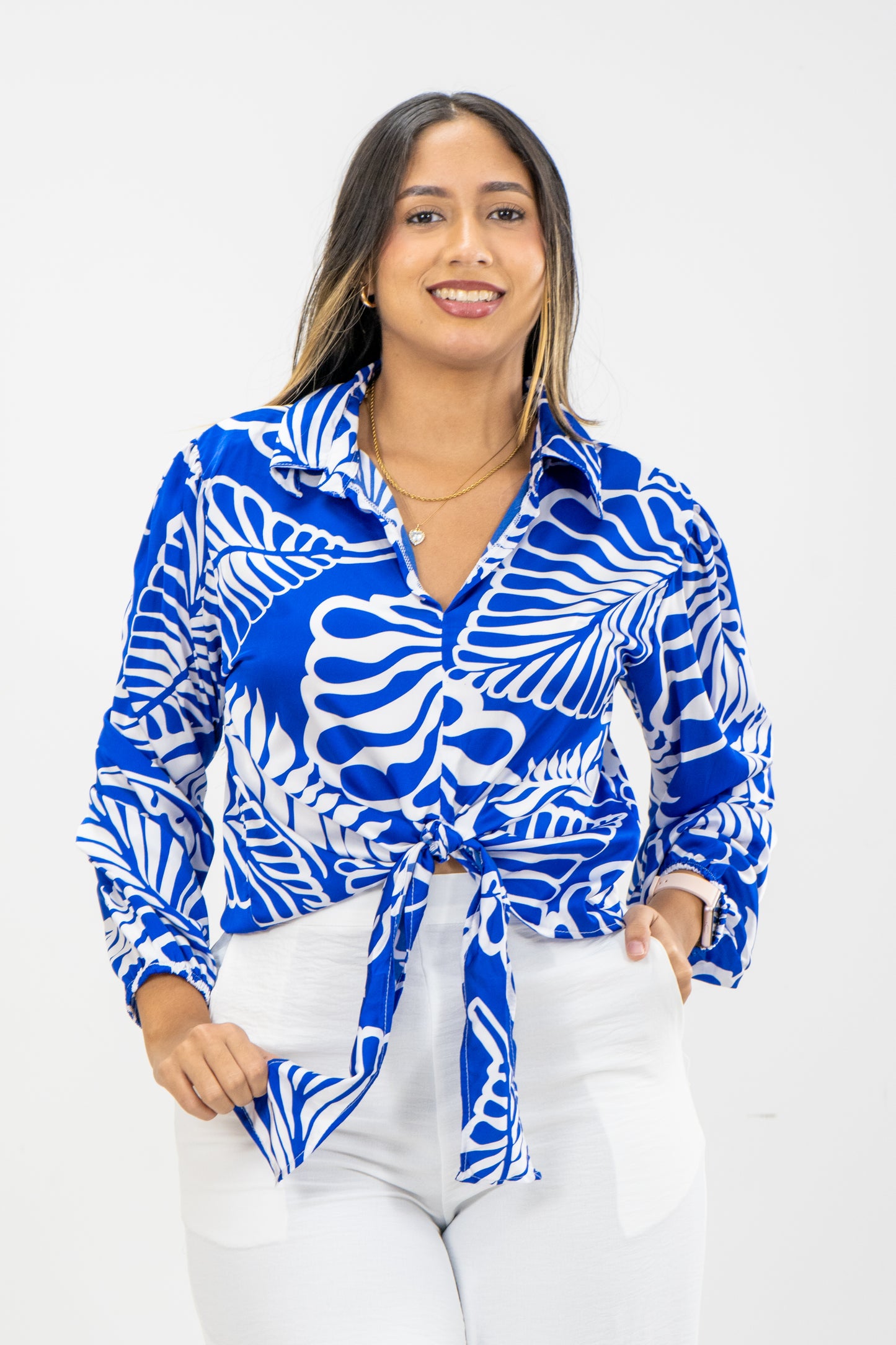 BLUSA LUPE - COLOR AZUL