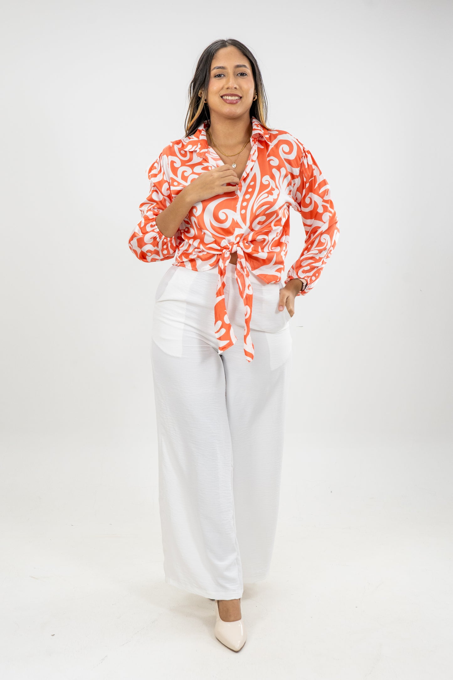 BLUSA LUPE - COLOR CORAL