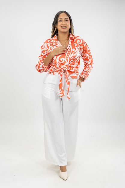 BLUSA LUPE - COLOR CORAL