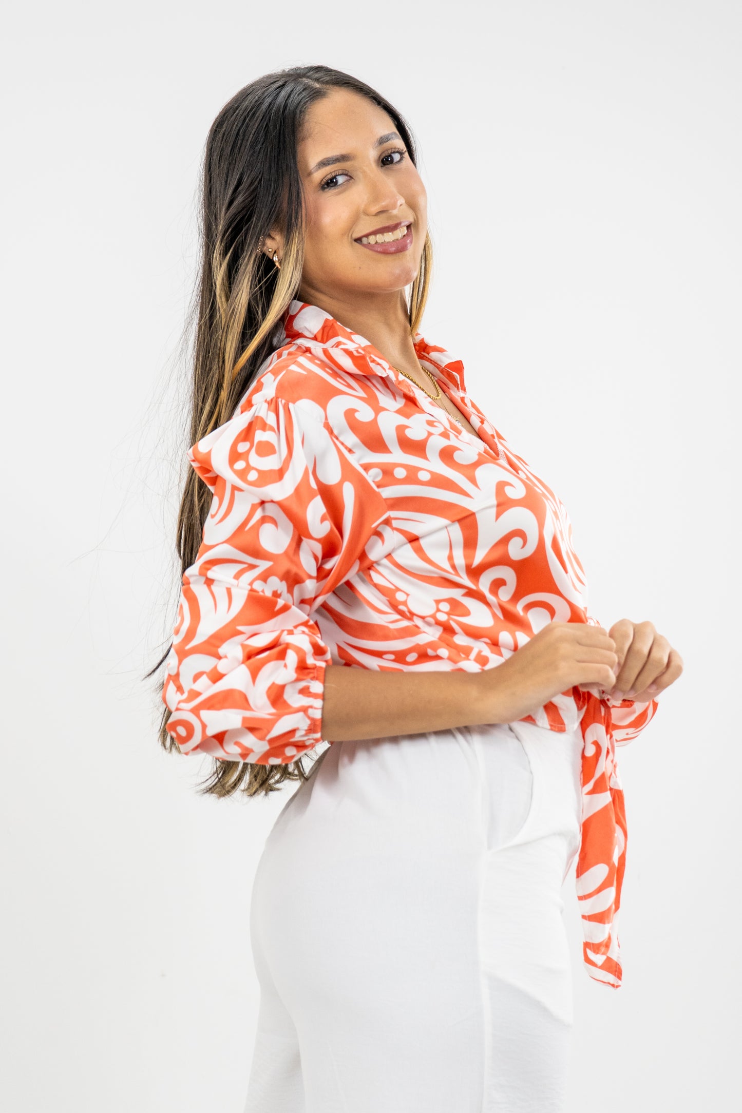 BLUSA LUPE - COLOR CORAL