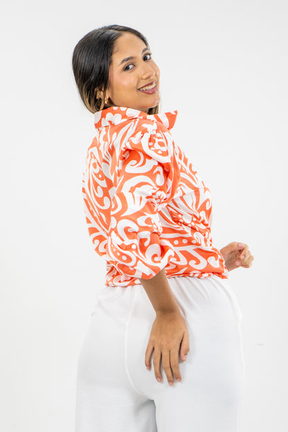 BLUSA LUPE - COLOR CORAL