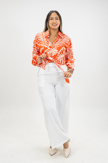 BLUSA LUPE - COLOR NARANJA